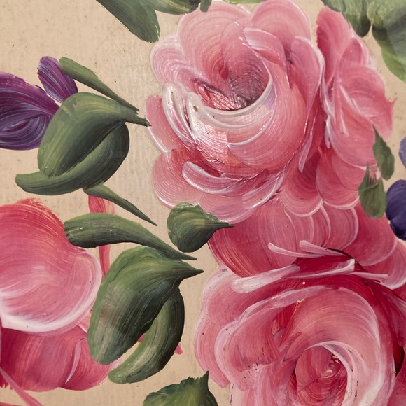 Vintage Nashco Hand Painted Tin Plate - Picture 10 of 14